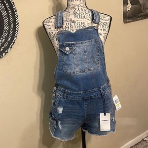 Denim Overalls - Size M
